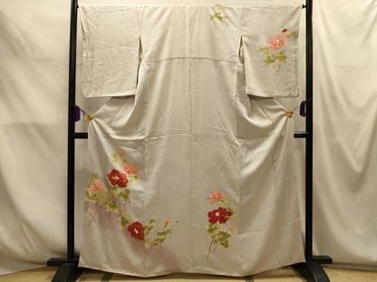 平和屋着物■訪問着　枝花文　暈し染め　正絹　逸品　AABM7681sx
