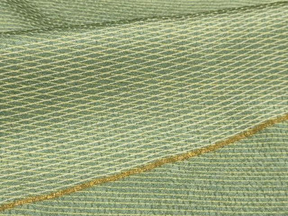 平和屋着物■上質な小紋　横段文　金彩　正絹　逸品　AABM7684sx