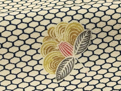 平和屋着物■上質な小紋　舞花文　正絹　逸品　AABM7694sx