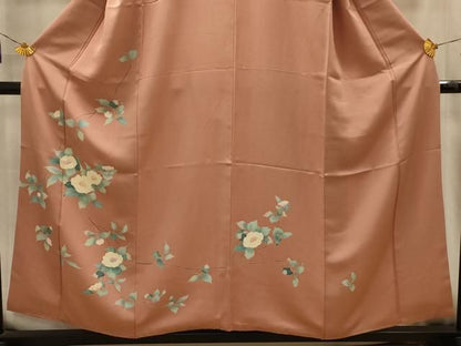 平和屋着物■訪問着　枝花文　正絹　逸品　AABM7699sx