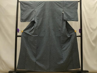 平和屋着物■上質な紬　変わり間道　正絹　逸品　AABM7701sx