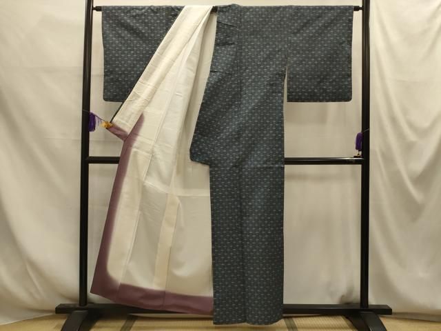 平和屋着物■上質な紬　変わり間道　正絹　逸品　AABM7701sx
