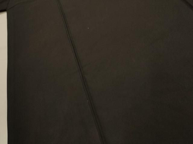 平和屋着物■男性　黒紋付　正絹　逸品　AABM7709sx