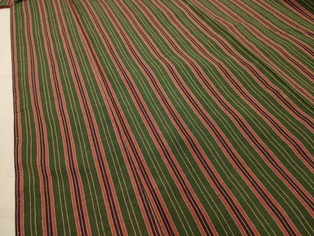 平和屋着物■上質な紬　間道　正絹　逸品　AABM7715sx