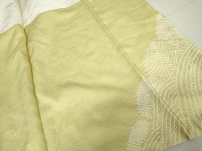 平和屋着物●訪問着　総絞り　吉祥花文　正絹　逸品　AABM8002cs