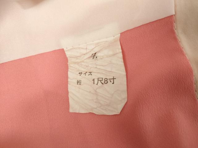 平和屋着物●小振袖　二尺袖　枝垂れ桜文　暈し染め　金銀彩　洗える着物　AABM8010cs