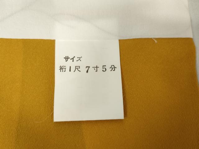 平和屋着物●小振袖　二尺袖　草花文　薔薇　バラ　金彩　洗える着物　AABM8013cs