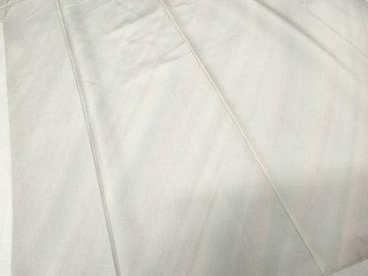 平和屋着物●染色作家　斉藤三才　小紋　斜縞　正絹　逸品　AABM8023cs