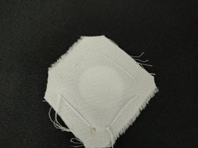 平和屋着物●豪華黒留袖　刺繍　扇面吉祥花文　金糸　金彩　浜ちりめん　仮絵羽　正絹　逸品　未使用　AABM8043cs