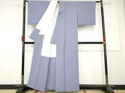 平和屋着物●上質な色無地　紅碧色　正絹　逸品　AABM8058cs