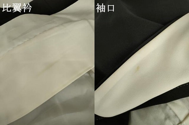 平和屋着物●本加賀友禅作家　水野博　黒留袖　仕覆花文　正絹　逸品　AABM8064cs