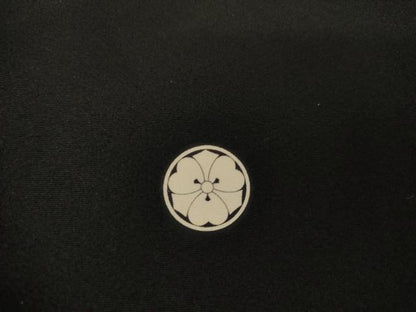 平和屋着物●本加賀友禅作家　水野博　黒留袖　仕覆花文　正絹　逸品　AABM8064cs
