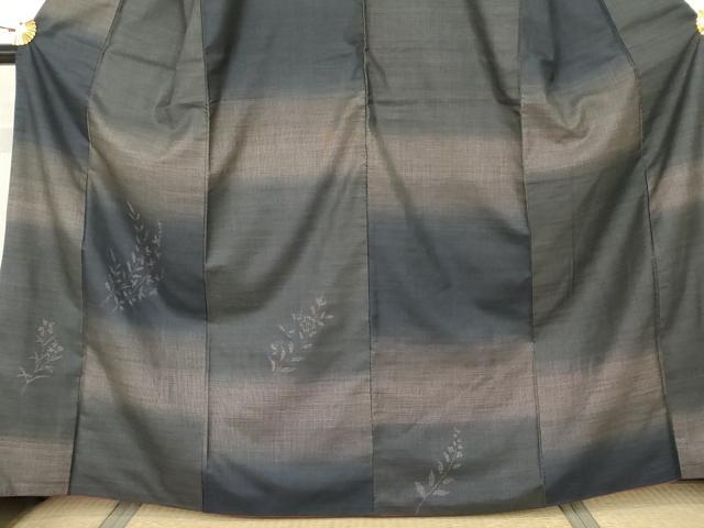 平和屋着物●本場大島　訪問着　9マルキ　枝花文　正絹　逸品　AABM8076cs