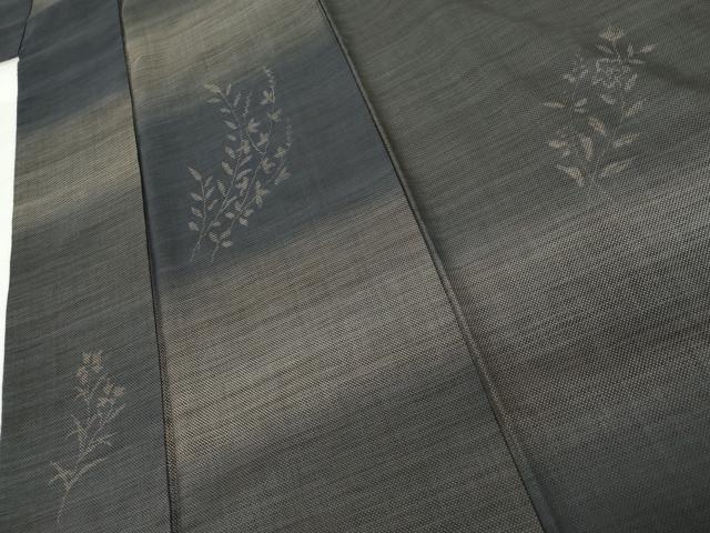 平和屋着物●本場大島　訪問着　9マルキ　枝花文　正絹　逸品　AABM8076cs