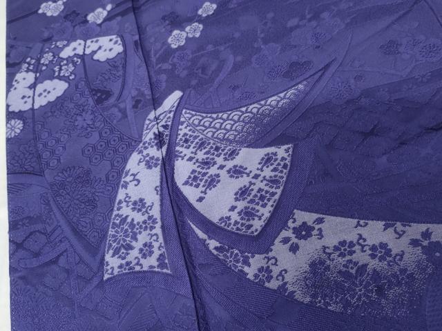 平和屋着物●訪問着　吉祥花文　正絹　逸品　AABM8111cs