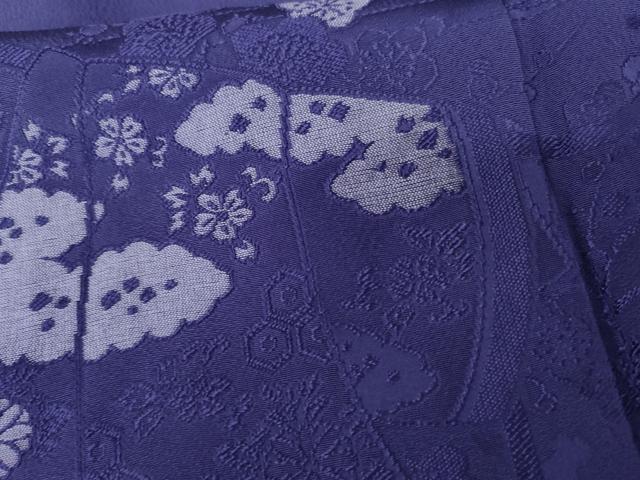 平和屋着物●訪問着　吉祥花文　正絹　逸品　AABM8111cs