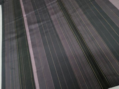 平和屋着物●上質な紬　間道　正絹　逸品　AABM8123cs