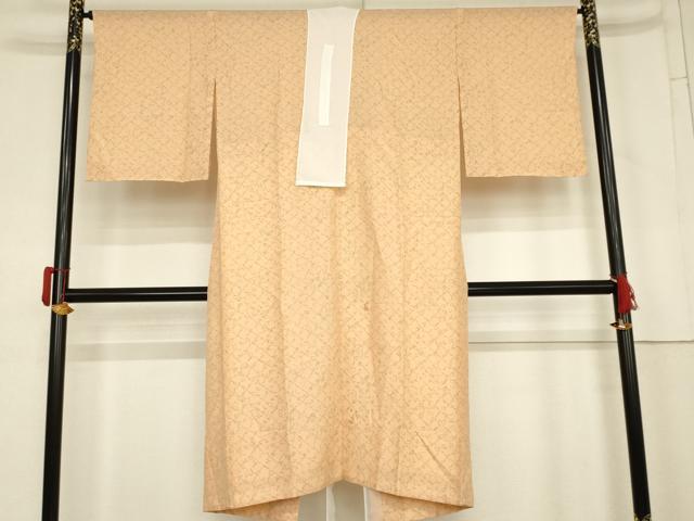 平和屋着物●長襦袢　単衣　文字文　正絹　逸品　AABM8132cs