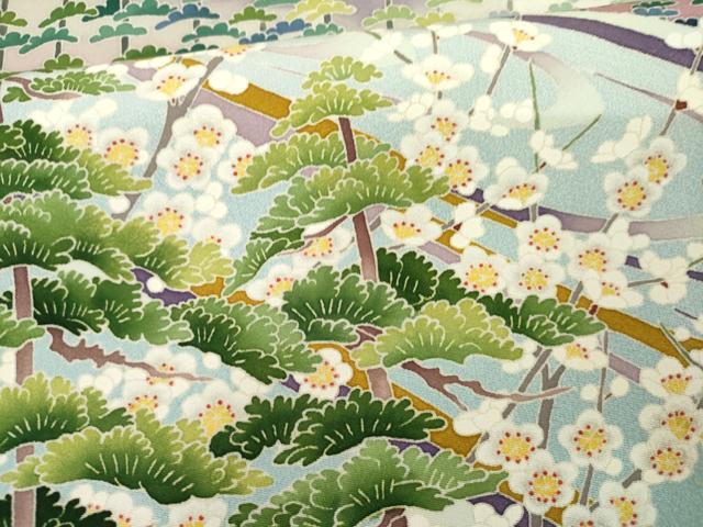 平和屋着物●本加賀友禅作家　小林喜代美　色留袖　五色沼　暈し染め　反端付き　正絹　逸品　未使用　AABM8149cs