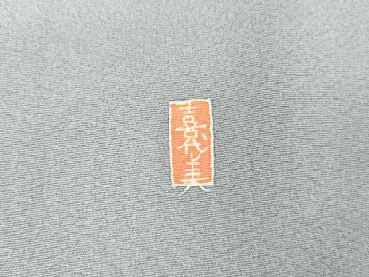 平和屋着物●本加賀友禅作家　小林喜代美　色留袖　五色沼　暈し染め　反端付き　正絹　逸品　未使用　AABM8149cs