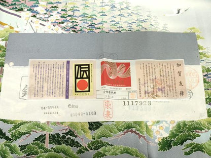 平和屋着物●本加賀友禅作家　小林喜代美　色留袖　五色沼　暈し染め　反端付き　正絹　逸品　未使用　AABM8149cs