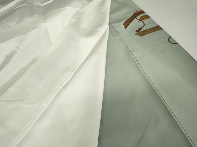 平和屋着物●青木宗山　色留袖　花文箱　暈し染め　金彩　正絹　逸品　AABM8159cs