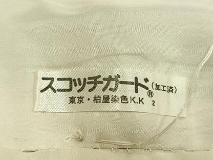 平和屋着物●本加賀友禅作家　坂井正雄　黒留袖　風景枝梅松花文　正絹　逸品　AABM8173fy