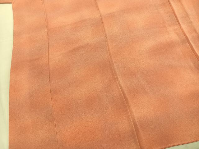 平和屋着物●上質な小紋　作家物　霞文　暈し染め　鬼しぼ縮緬　正絹　逸品　未使用　AABM8177fy