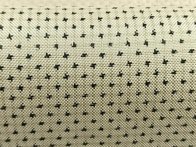 平和屋着物●本場大島紬　アンサンブル　白大島　一元絣　正絹　逸品　AABM8183fy