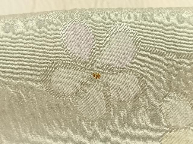 平和屋着物●長襦袢　袷　舞花文　暈し染め　金彩　正絹　逸品　AABM8211fy