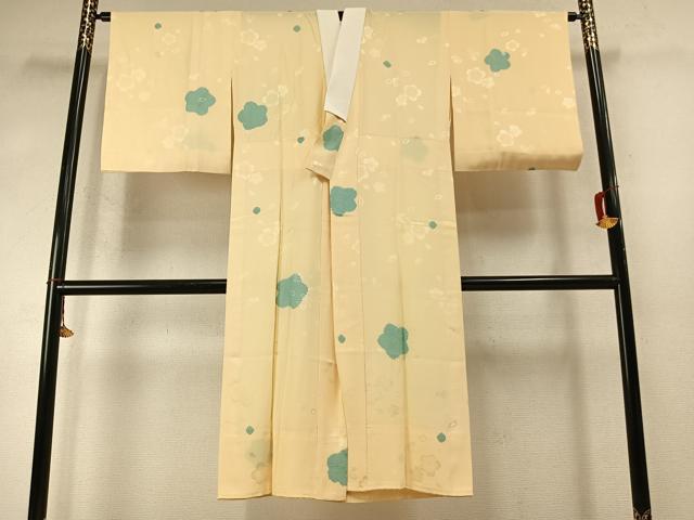 平和屋着物●長襦袢　無双仕立て　絞り　舞桜文　正絹　逸品　AABM8212fy