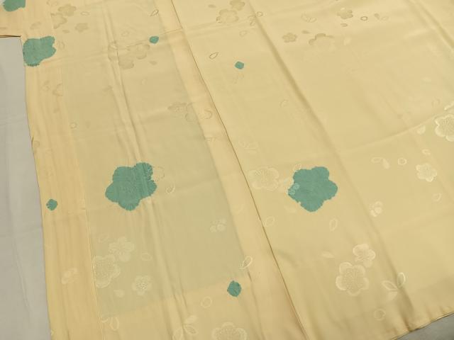 平和屋着物●長襦袢　無双仕立て　絞り　舞桜文　正絹　逸品　AABM8212fy