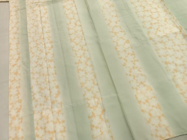 平和屋着物●長襦袢　無双仕立て　桜間道　暈し染め　正絹　逸品　AABM8221fy