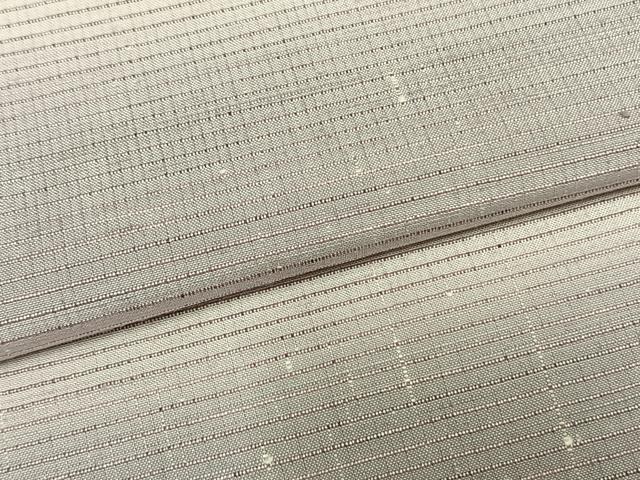 平和屋着物●訪問着　紬地　横段文　正絹　逸品　AABM8239fy