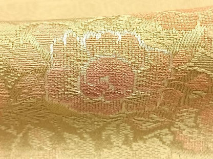 平和屋着物●上質な小紋　地紋起こし　雲取り花文　暈し染め　正絹　逸品　AABM8253fy