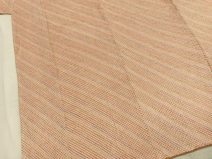 平和屋着物●大変加工の良い総絞り小紋　正絹　逸品　未使用　AABM8273fy