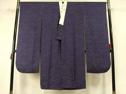 平和屋着物●ファッションデザイナー 花井幸子　振袖用長襦袢　無双仕立て　箔散らし文　半衿刺繍　正絹　逸品　AABM8289fy