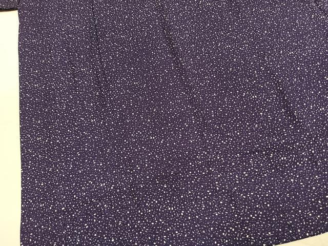 平和屋着物●ファッションデザイナー 花井幸子　振袖用長襦袢　無双仕立て　箔散らし文　半衿刺繍　正絹　逸品　AABM8289fy