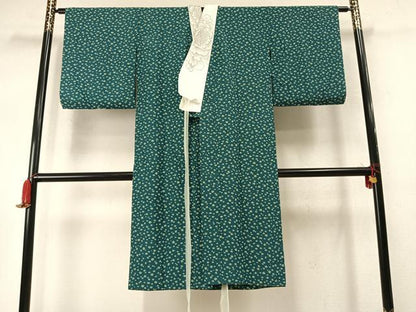 平和屋着物●長襦袢　無双仕立て　霞文　半衿刺繍　正絹　逸品　AABM8301fy