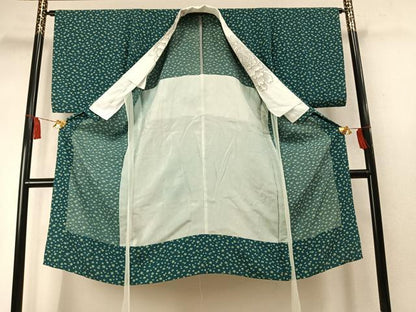 平和屋着物●長襦袢　無双仕立て　霞文　半衿刺繍　正絹　逸品　AABM8301fy