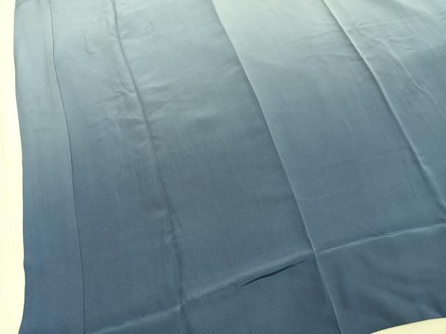 平和屋着物●男性　長襦袢　袷　風景松文　暈し染め　金彩　正絹　逸品　AABM8302fy