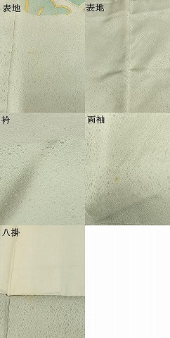 平和屋着物●人間国宝　福田喜三郎　色留袖　刺繍　松　金彩　正絹　逸品　AABM8309fy