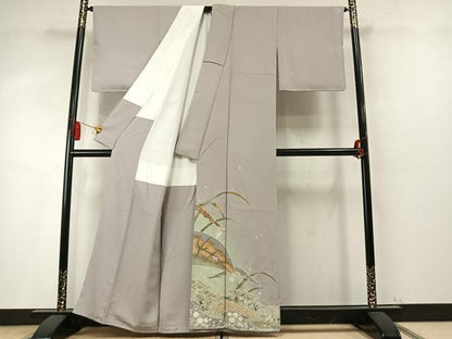 平和屋着物●豪華色留袖　絞り　駒刺繍　辻が花　兎　うさぎ　暈し染め　金糸　金彩　正絹　逸品　未使用　AABM8313fy