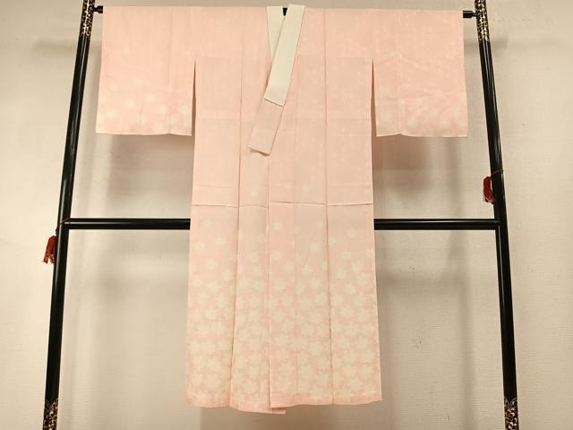 平和屋着物●長襦袢　無双仕立て　舞葉文　正絹　逸品　AABM8320fy