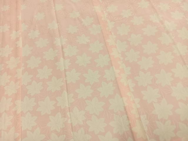 平和屋着物●長襦袢　無双仕立て　舞葉文　正絹　逸品　AABM8320fy