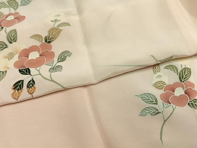 平和屋着物●長襦袢　無双仕立て　枝花文　暈し染め　正絹　逸品　AABM8330fy