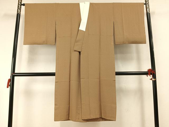 平和屋着物●長襦袢　無双仕立て　鱗文　正絹　逸品　AABM8331fy