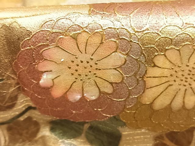平和屋着物●豪華色留袖　作家物　螺鈿　松竹梅　風景花文　暈し染め　金銀彩　正絹　逸品　AABM8334fy