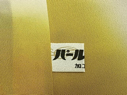 平和屋着物●本場縞大島紬　網代織　格子　正絹　逸品　AABM8335fy