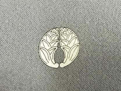 平和屋着物●豪華色留袖　駒刺繍　色紙地紙花鳥文　金銀彩　正絹　逸品　未使用　AABM8341fy